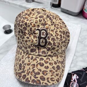 Boston Red Sox Cheetah Print Hat